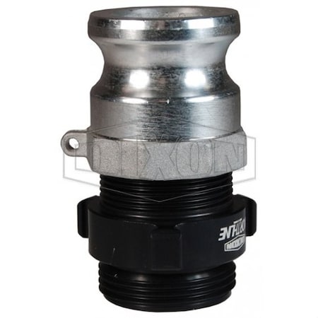 Dixon Type F Swivel Adapter, 2 x 2-1/2 in, Male Adapter x Male NST NH, Aluminum 2025-F-ALNST